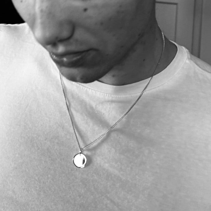 Kette mit Gravur COIN SMALL MEN
