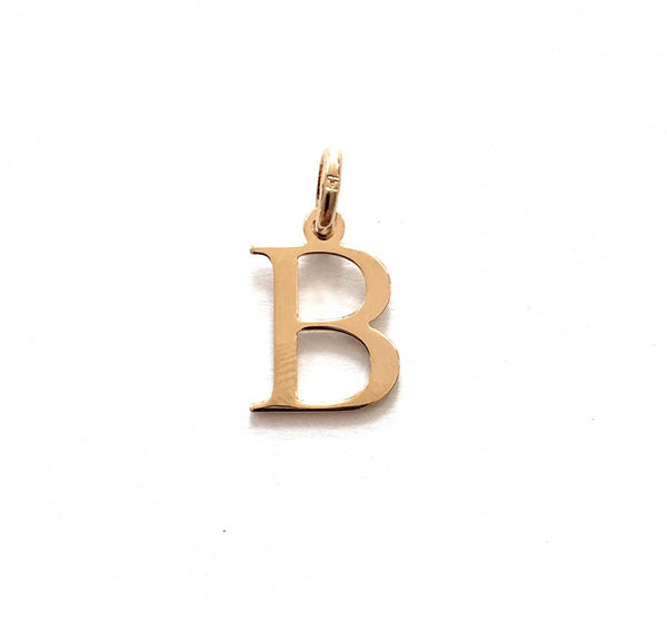 LETTER PENDANT GOLD
