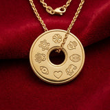 Anhänger mit Gravur Donut Talisman