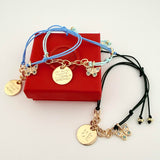 KORDELARMBAND MIT GRAVUR HOPE