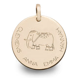 ANHÄNGER mit Gravur COIN MINI | SMALL | MEDIUM | BIG