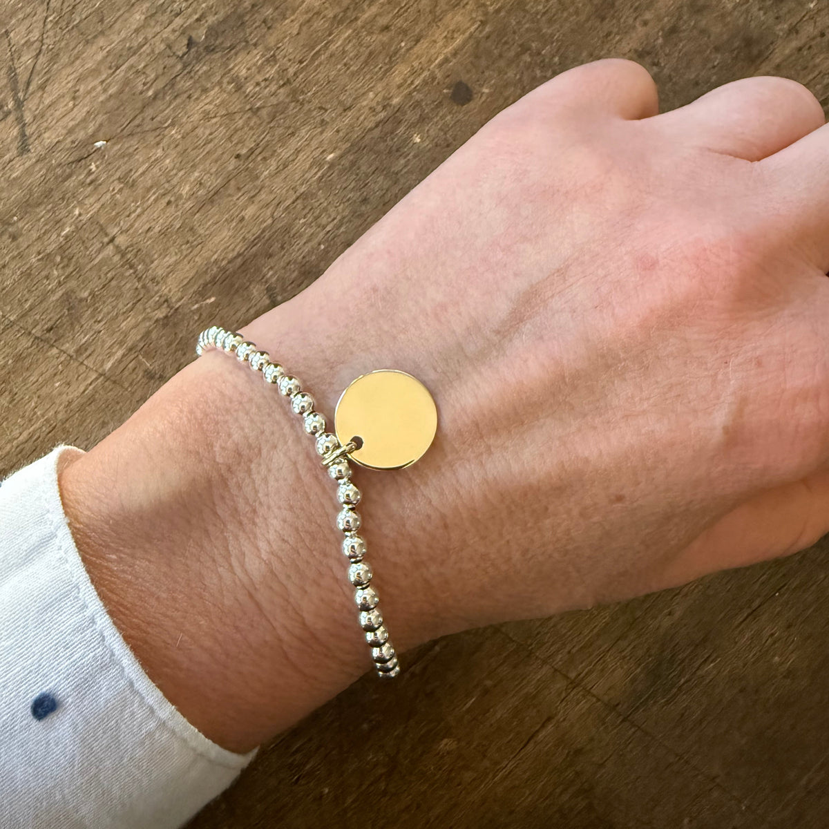Armband mit Gravur ROUND N ROUND BICOLOUR