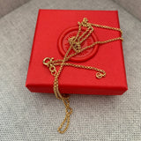9kt GOLD CHAIN PEAFORM