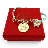 KORDELARMBAND MIT GRAVUR HOPE