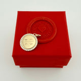 Cherry Blossom Anhänger in gold mit Details – Zirkonia Schmuck hochwertig