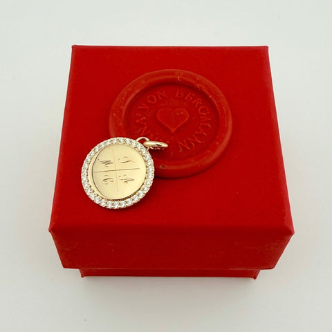 ANHÄNGER Mit Gravur CHERRY BLOSSOM