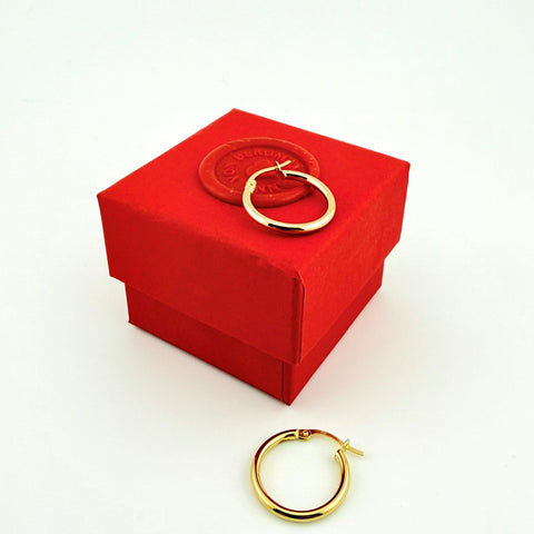 9 kt Echtgold Ohrcreolen