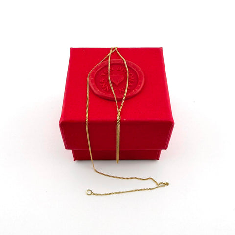 9 kt GOLDKETTE FINO