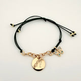 KORDELARMBAND MIT GRAVUR HOPE