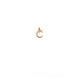BUCHSTABEN ANHÄNGER GOLD