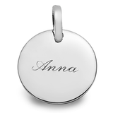 DISC CHARM WITH ENGRAVING